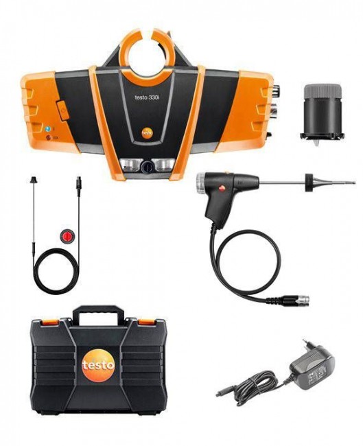 Расширенный комплект testo 330i для анализа дымовых газов