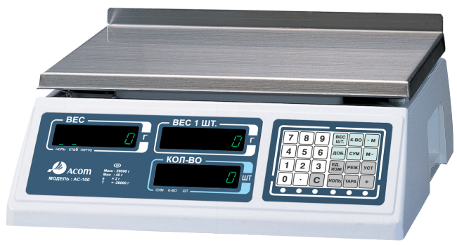 Весы Acom AC-100-10 RS232C