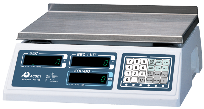 Весы Acom AC-100-30 RS232C