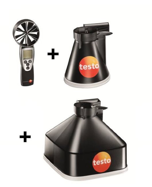 Комплект Testo 417 с набором воронок