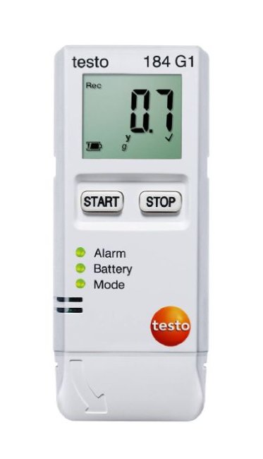 Логгер данных вибрации, влажности и температуры Testo 184 G1