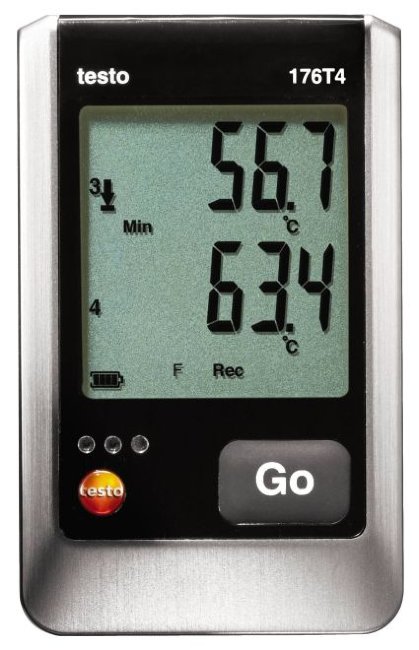 Логгер данных температуры Testo 176 T4