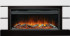 Каминокомплект Modern 42 SFT - Белый с черным с очагом Vision 42 LOG LED